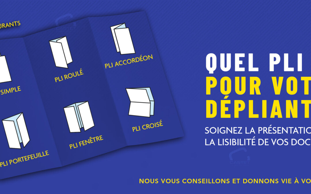 Comment choisir le bon pli pour vos supports imprimés ?