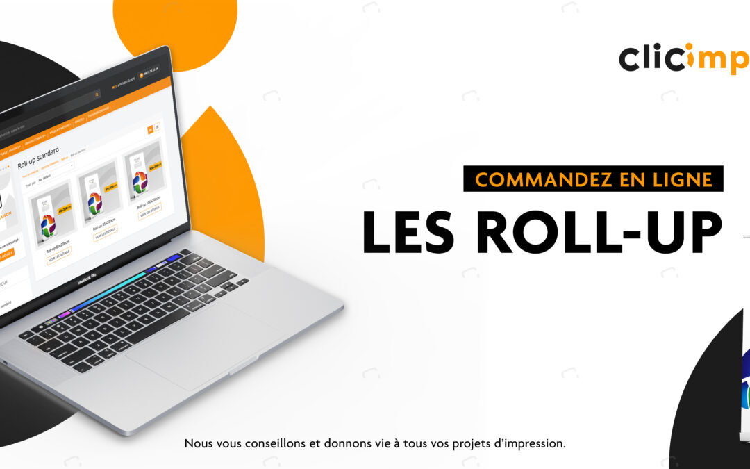 Roll-up personnalisé : commandez désormais votre support en ligne !